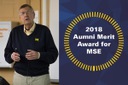 Max Madden receives 2018 Alumni Merit Award for MSE