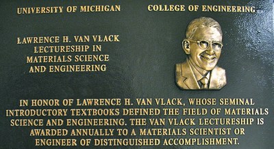 Van Vlack Plaque cropped