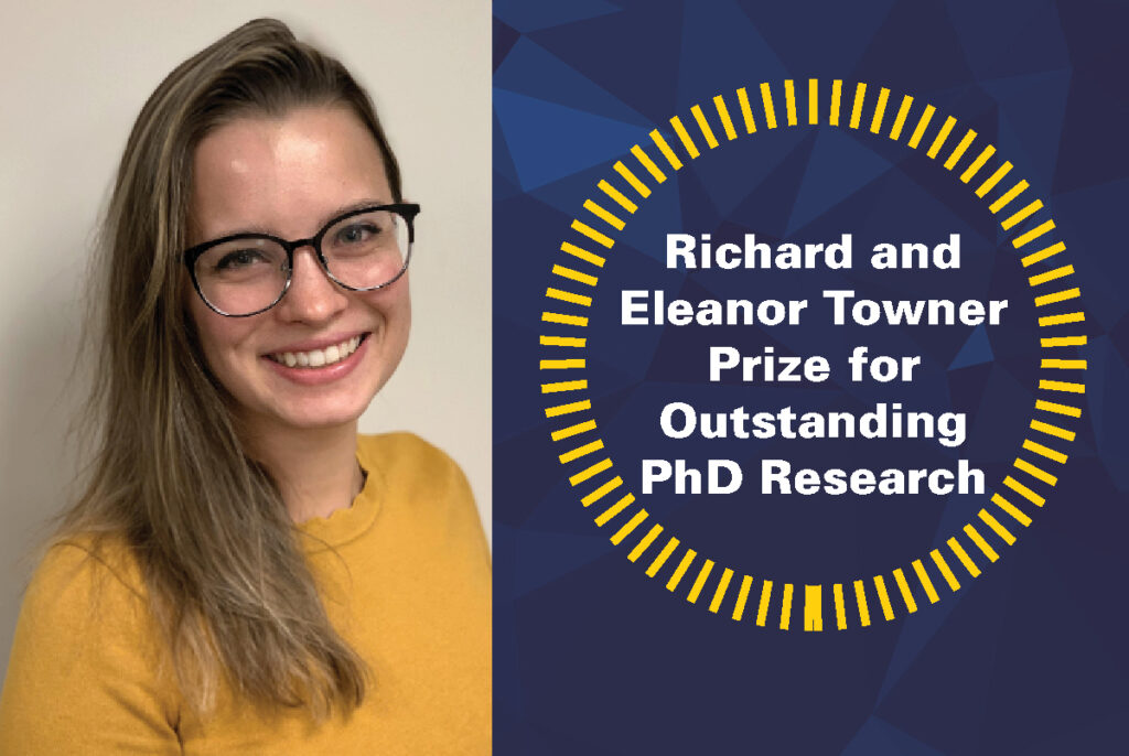 Mengle wins CoE’s Towner Prize for Outstanding PhD research